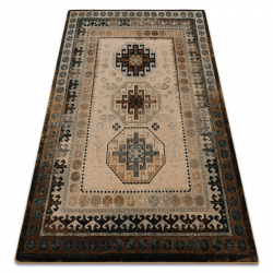 ANDRE 33210 washing carpet Coffee, kitchen, anti-slip - brown
