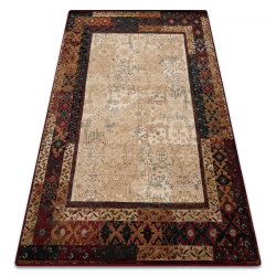 Vlněný koberec OMEGA LUMENA etnický, vintage svetle rubín