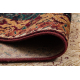 Wool carpet OMEGA LUMENA ethnic, vintage light ruby