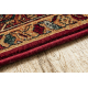 Wool carpet SUPERIOR Kasim frame ruby