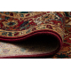 Vlněný koberec SUPERIOR Kasim rám rubín