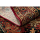 Wool carpet SUPERIOR Kasim frame ruby