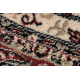 Wool carpet POLONIA circle KORDOBA sand beige / terracotta