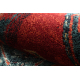 Alfombra de lana OMEGA HARI oriental - rojo rubí
