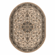 Wool carpet POLONIA oval KORDOBA sepia 2 brown