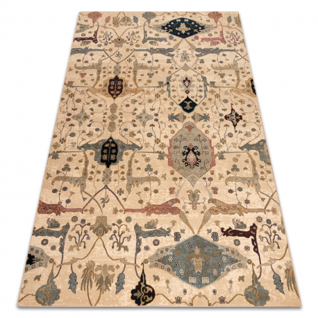 Vlnený koberec POLONIA Persej orientálne krémová
