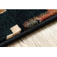 Wool carpet SUPERIOR DIAS ethnic navy blue