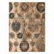 Vlnený koberec POLONIA Olivo Ornament kamel béžová
