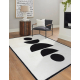 Moderný koberec MODE 8598 geometrická krémová / čierna