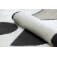 сучасний килим MODE 8598 геометричний кремовий / чорний