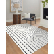 Moderní koberec MODE 8494 geometrická krémová / černá