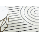 Tæppe moderne MODE 8494 geometrisk creme / sort