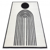 Tapis moderne MODE 8597 géométrique crème / noir