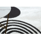 модерен килим MODE 8597 геометричен крем / черен
