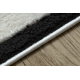 сучасний килим MODE 8597 геометричний кремовий / чорний