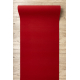 Alfombra de pasillo con refuerzo de goma RUMBA 1974 Boda un solo color burdeos, rojo