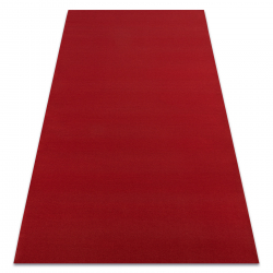 Pogumovaný koberec RUMBA 1974 jedna barva bordó, červený