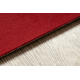 Tapijt met rubber bekleed RUMBA 1974 éénkleurig bordeauxrood, rood
