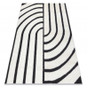 Modern Teppich MODE 8631 geometrisch creme / schwarz 