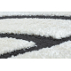 Moderný koberec MODE 8631 geometrická krémová / čierna