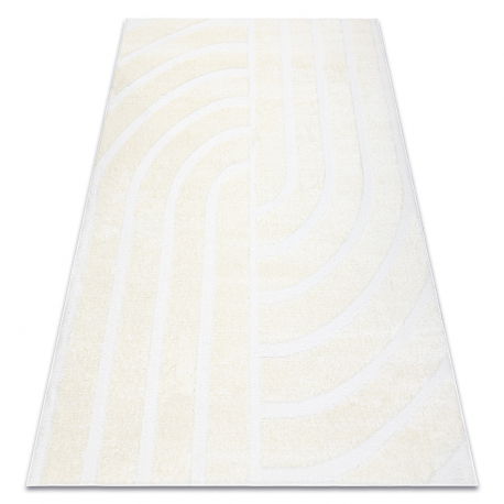 Moderní koberec MODE 8631 geometrická krémová