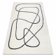 Modern covor MODE 8377 abstractizare crem / negru