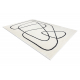 Modern covor MODE 8377 abstractizare crem / negru