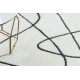 Modern covor MODE 8377 abstractizare crem / negru