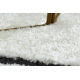Modern covor MODE 8377 abstractizare crem / negru