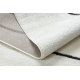 Tappeto moderno MODE 8377 astrazione crema / nero