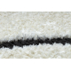 Modern covor MODE 8377 abstractizare crem / negru