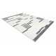 модерен килим MODE 8511 геометричен крем / черен