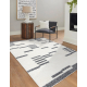 Moderný koberec MODE 8511 geometrická krémová / čierna