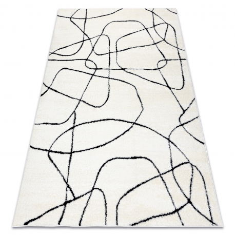 Moderne Teppe MODE 8522 abstraksjon krem ​​/ svart
