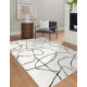 Moderní koberec MODE 8522 abstrakce krémová / černá