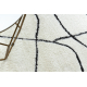 Carpet MODE 8522 abstraction cream / black
