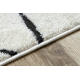 Modern Teppich MODE 8522 Abstraktion creme / schwarz 