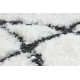 сучасний килим MODE 8522 абстракція кремовий / чорний