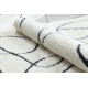 Modern Teppich MODE 8522 Abstraktion creme / schwarz 