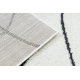 Modern Teppich MODE 8522 Abstraktion creme / schwarz 