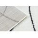 сучасний килим MODE 8522 абстракція кремовий / чорний