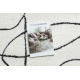 Modern Teppich MODE 8522 Abstraktion creme / schwarz 