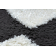 Moderní koberec MODE 8531 abstrakce krémová / černá