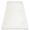 Moderní koberec MODE 8597 geometrická krémová