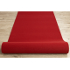 Runner anti-slip RUMBA 1974 Wedding single colour gum claret, red 100cm