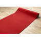 Runner anti-slip RUMBA 1974 Wedding single colour gum claret, red 100cm
