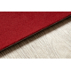Runner anti-slip RUMBA 1974 Wedding single colour gum claret, red 100cm