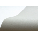 Alfombra de pasillo con refuerzo de goma RUMBA 1950 Boda un solo color blanco 60cm