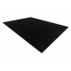 Teppich SOFTY glatt, einfarbig schwarz