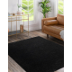 Carpet SOFTY plain, one colour black